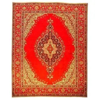 One Of The Kind Persian Tabriz Rug 10'6" x 8'3"